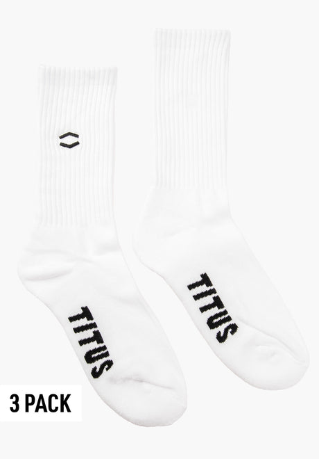 HXGN Icon Socks 3 Pack white Vorderansicht