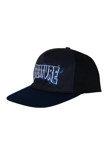 Inferno 5-Panel Snapback unstructured navy Vorderansicht