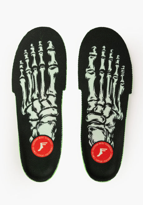 King Foam Orthotics Skeleton black-turquoise Vorderansicht
