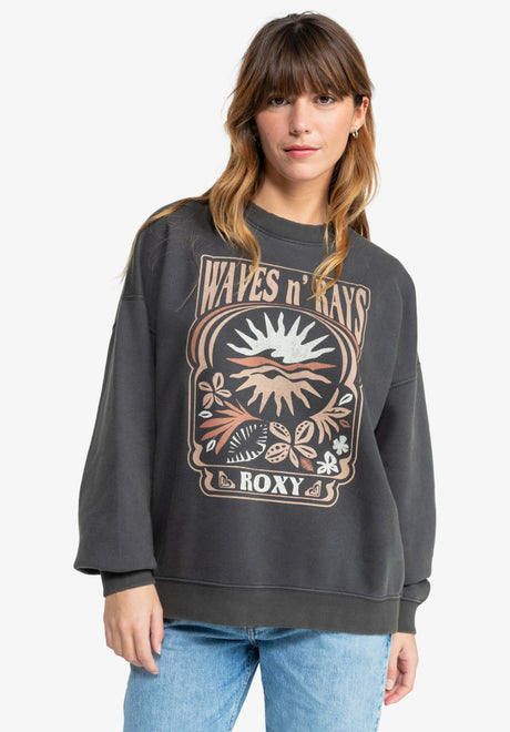 Lineup Oversized Crew C phantom Vorderansicht