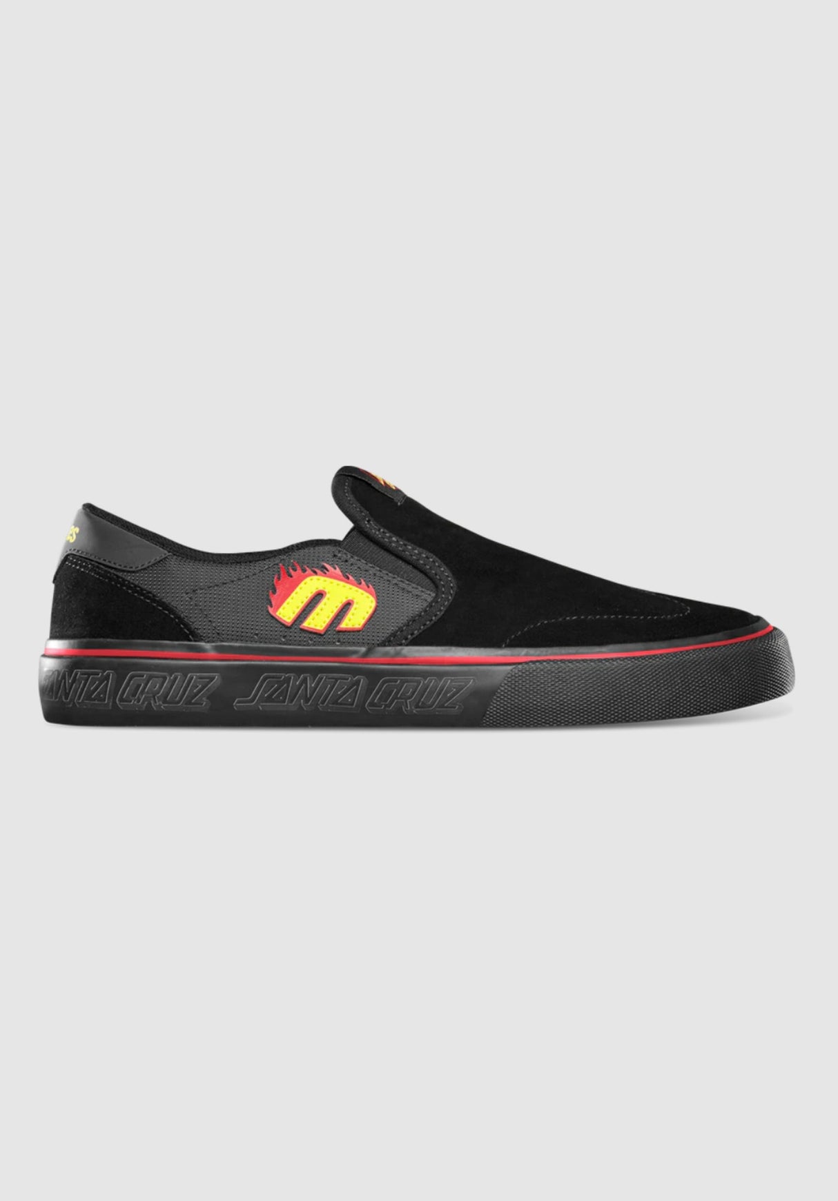 Lo-Cut Slip x Santa Cruz black Rueckenansicht