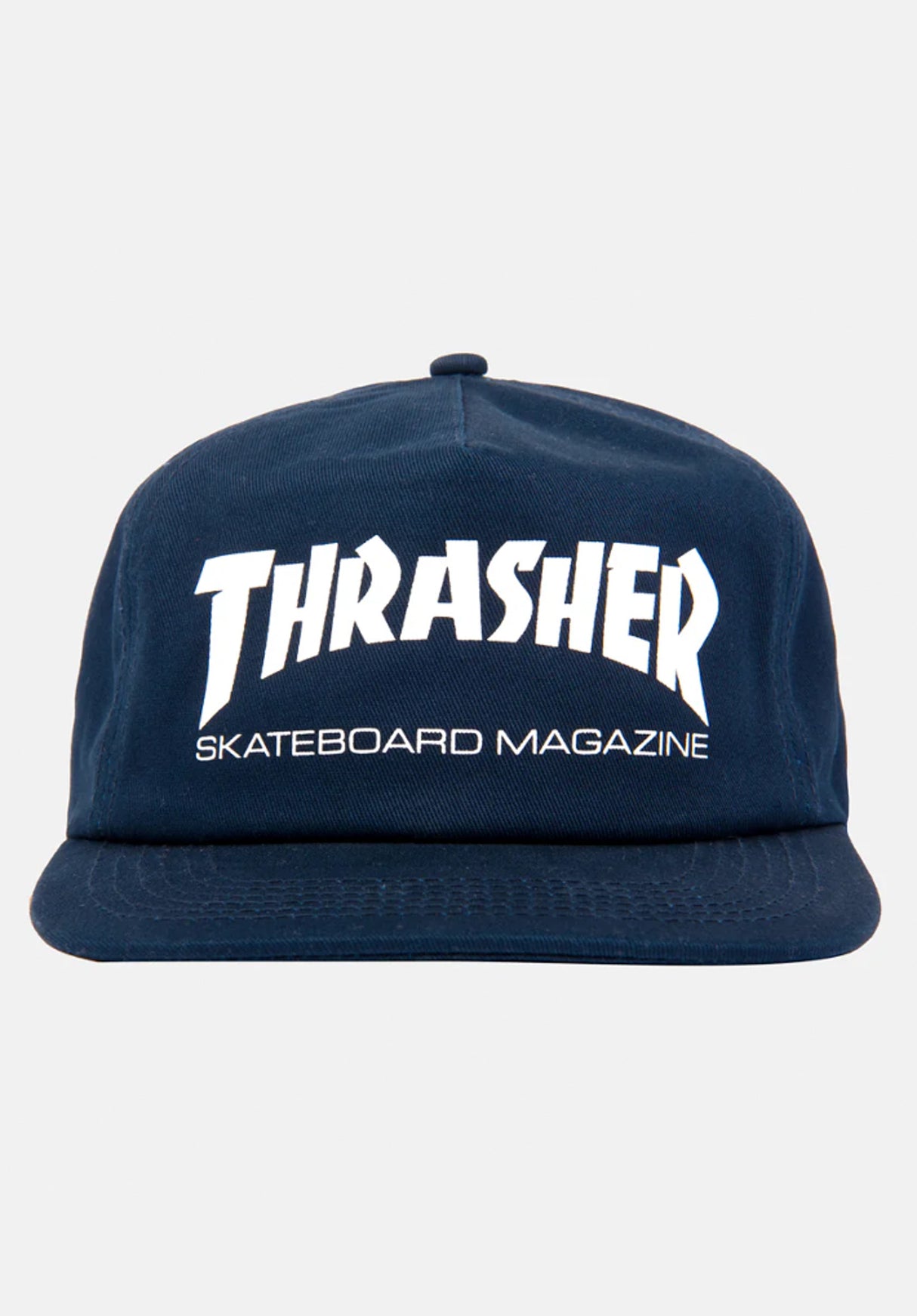 Mag Logo Snapback navy-white Vorderansicht