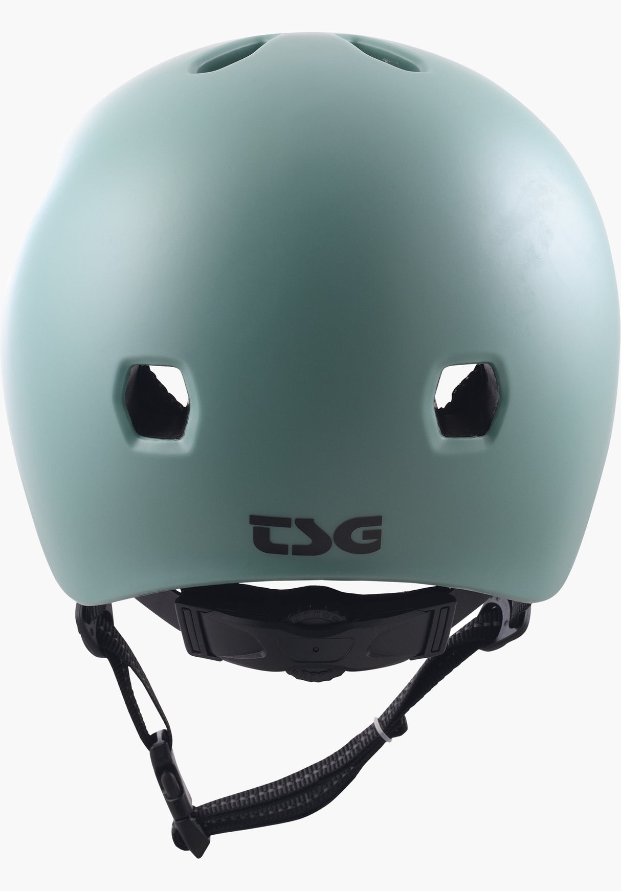 Meta Solid Color satin oil blue Rueckenansicht