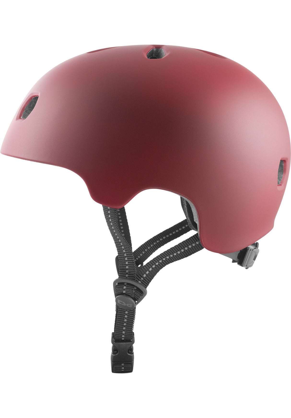 Meta Solid Color satin oxblood Closeup1