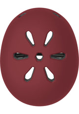 Meta Solid Color satin oxblood Seitenansicht