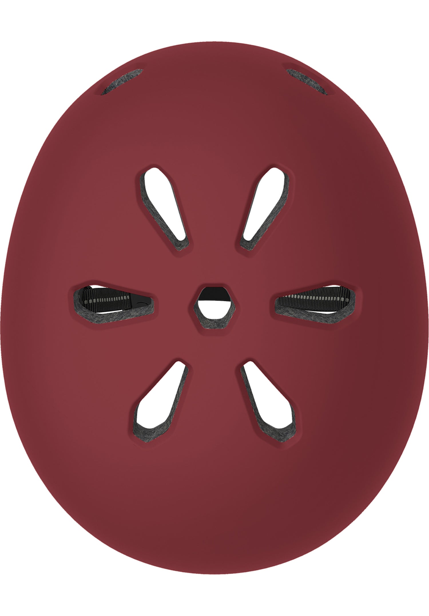 Meta Solid Color satin oxblood Seitenansicht Zoom Image