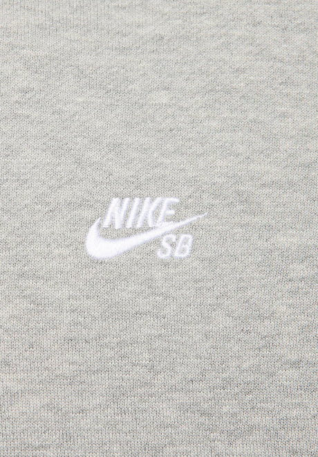Nike SB Mini Icon Logo Hoodie darkgreyheather-white – Rückenansicht