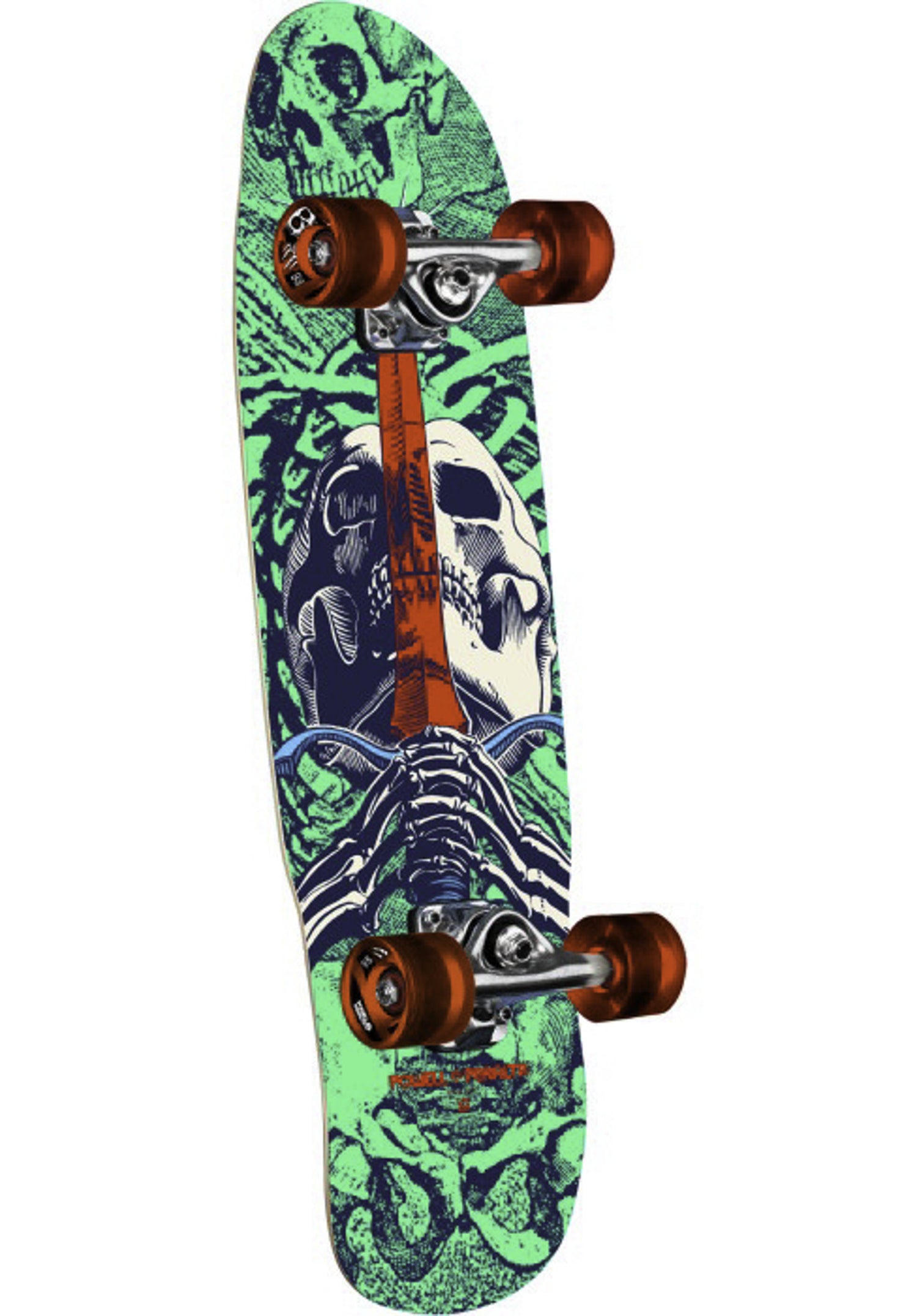 Mini Skull & Sword II mint-navy Vorderansicht Zoom Image