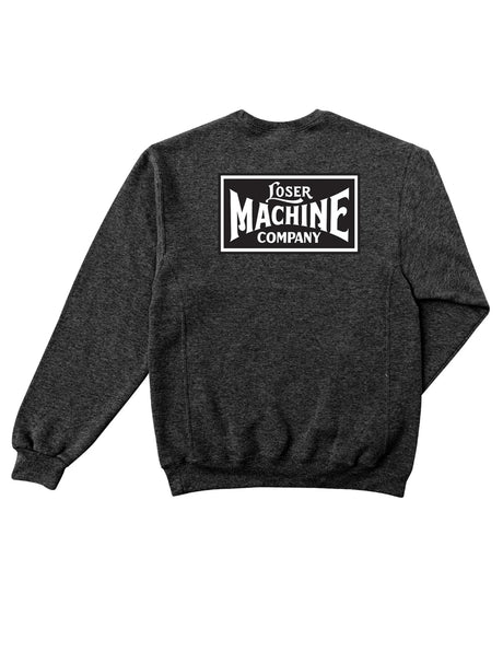 Loser-Machine New-OG Heavyweight Crew Sweatshirt heatherblack – Vorderansicht