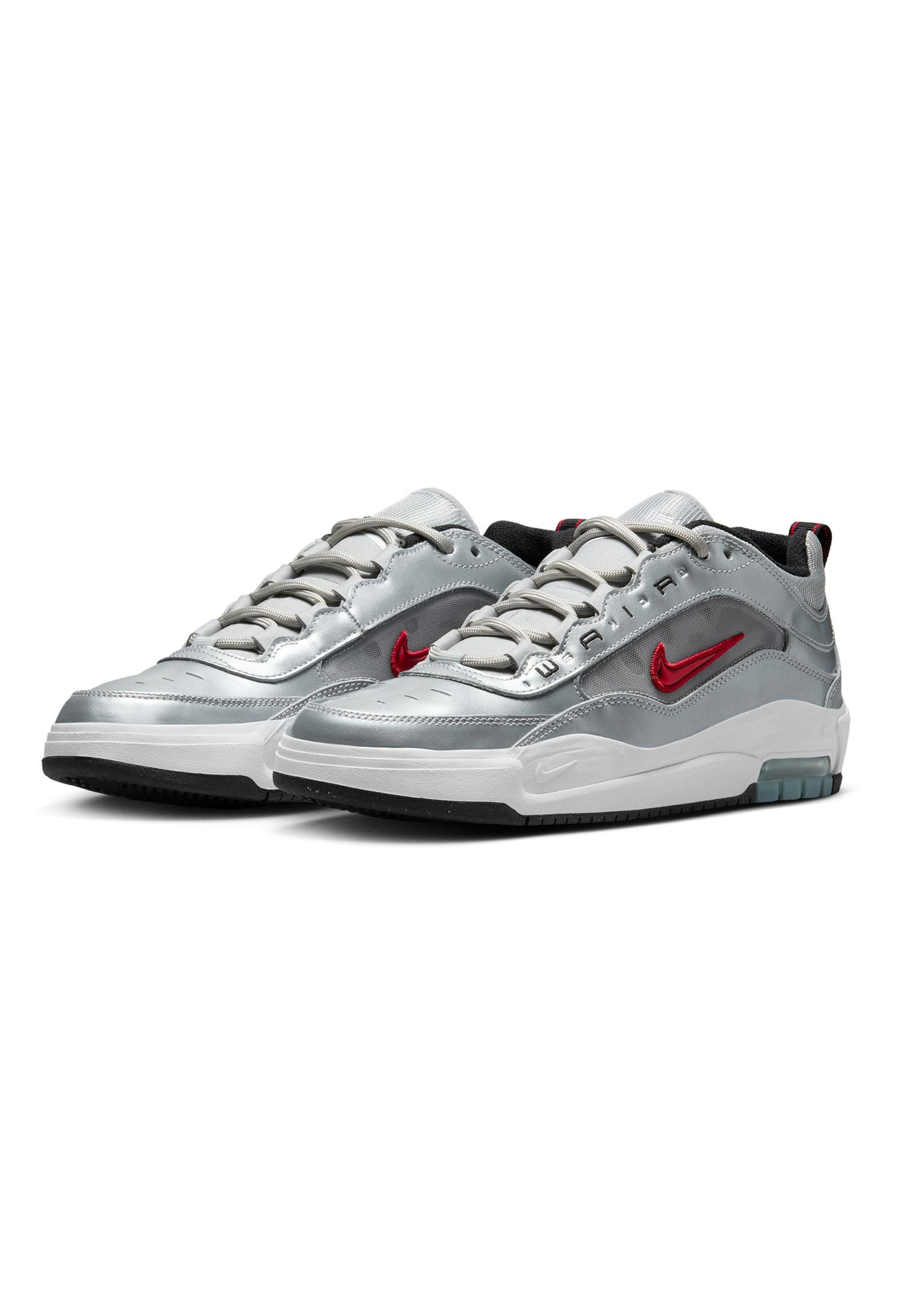 Nike SB Air Max Ishod PRM metallicsilver-varsityred Rueckenansicht Zoom Image