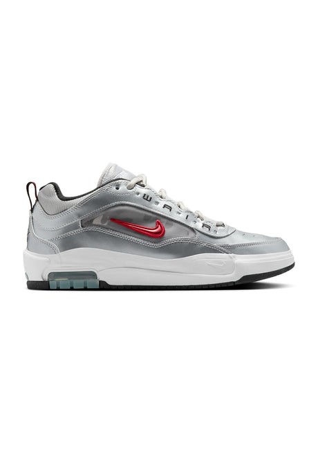 Nike SB Air Max Ishod PRM metallicsilver-varsityred Vorderansicht