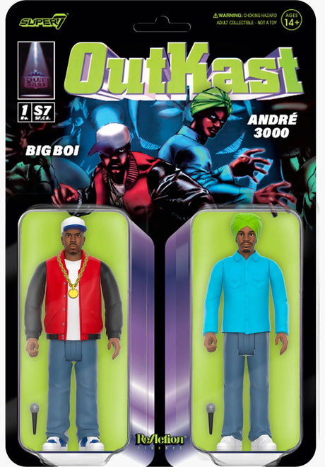 Outkast ReAction Figures Wave 01 - Outkast (ATLiens) multicolored Vorderansicht
