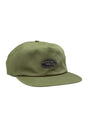Oval Unstructured Hat army-green Vorderansicht