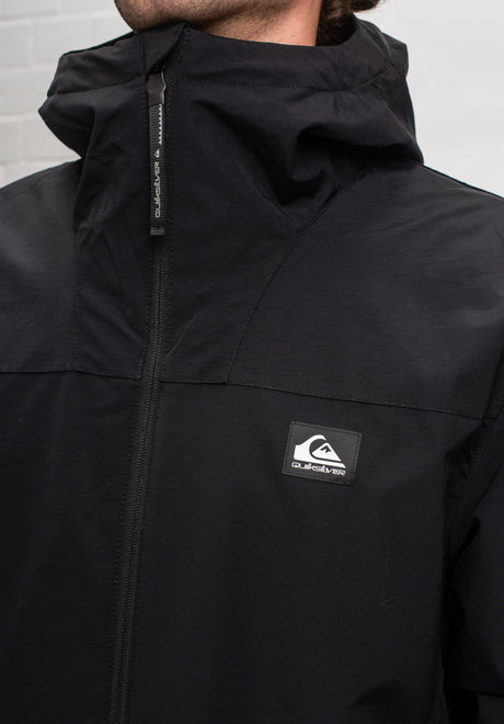 Overcast 3K Warm Jacket black Closeup1