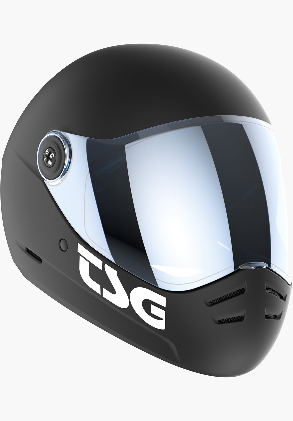 Pass Pro 2.0 Solid Color TSG Fullface-Helm in satin black – TITUS