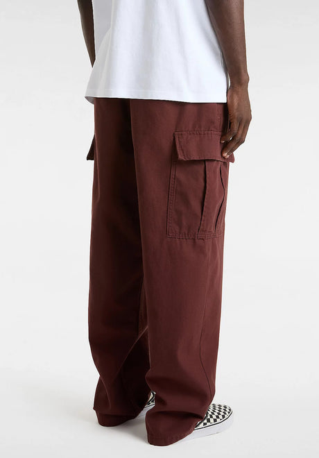 Range Cargo Baggy Tapered Elastic Pant bitterchocolate Rueckenansicht
