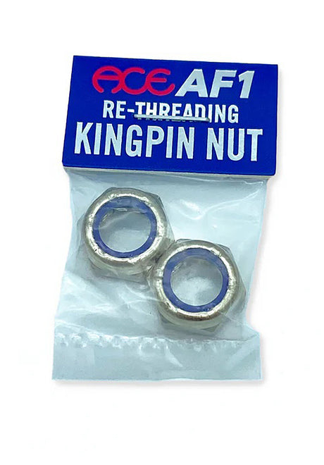 Re-Threading Kingpin Nuts Pack of 2 silver Vorderansicht