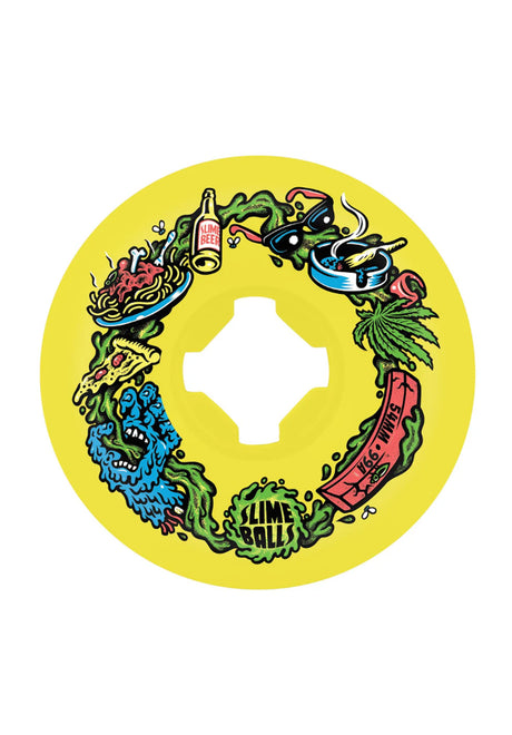 Scarf Balls Vomit Mini 99A yellow Vorderansicht