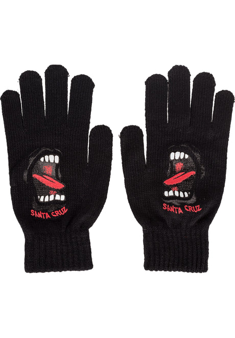 Screaming Gloves black Closeup1