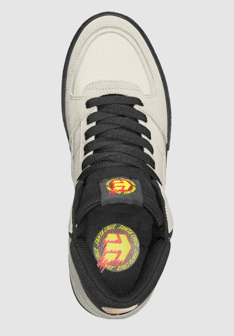 Screw Vulc Mid x Santa Cruz white-black Closeup1