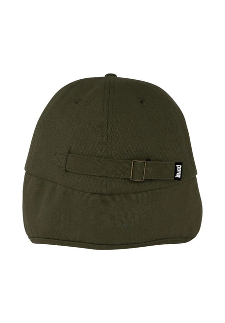 Scribe 5-Panel Strapback Unstructured army-green Rueckenansicht