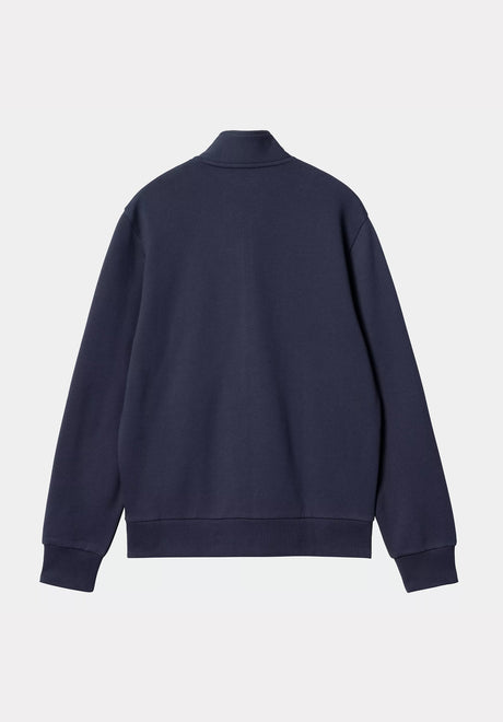 Script Embroidery Jacket airforceblue-white Rueckenansicht
