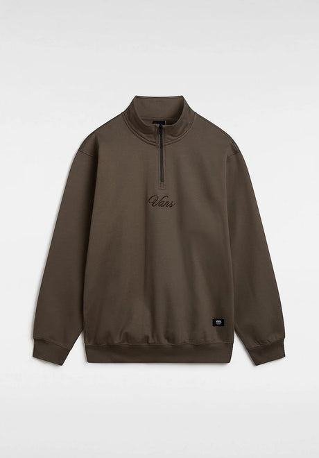 Scripted Loose Fleece Qzip bungee-cord Vorderansicht