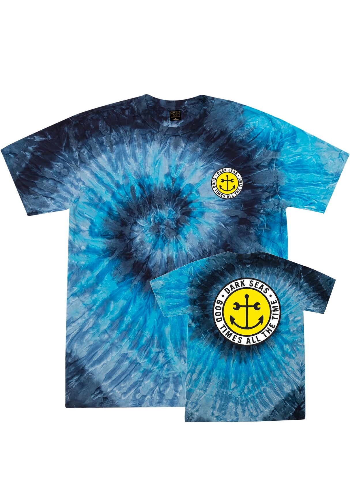 Good Vibes Tie Dye eveningsky Vorderansicht