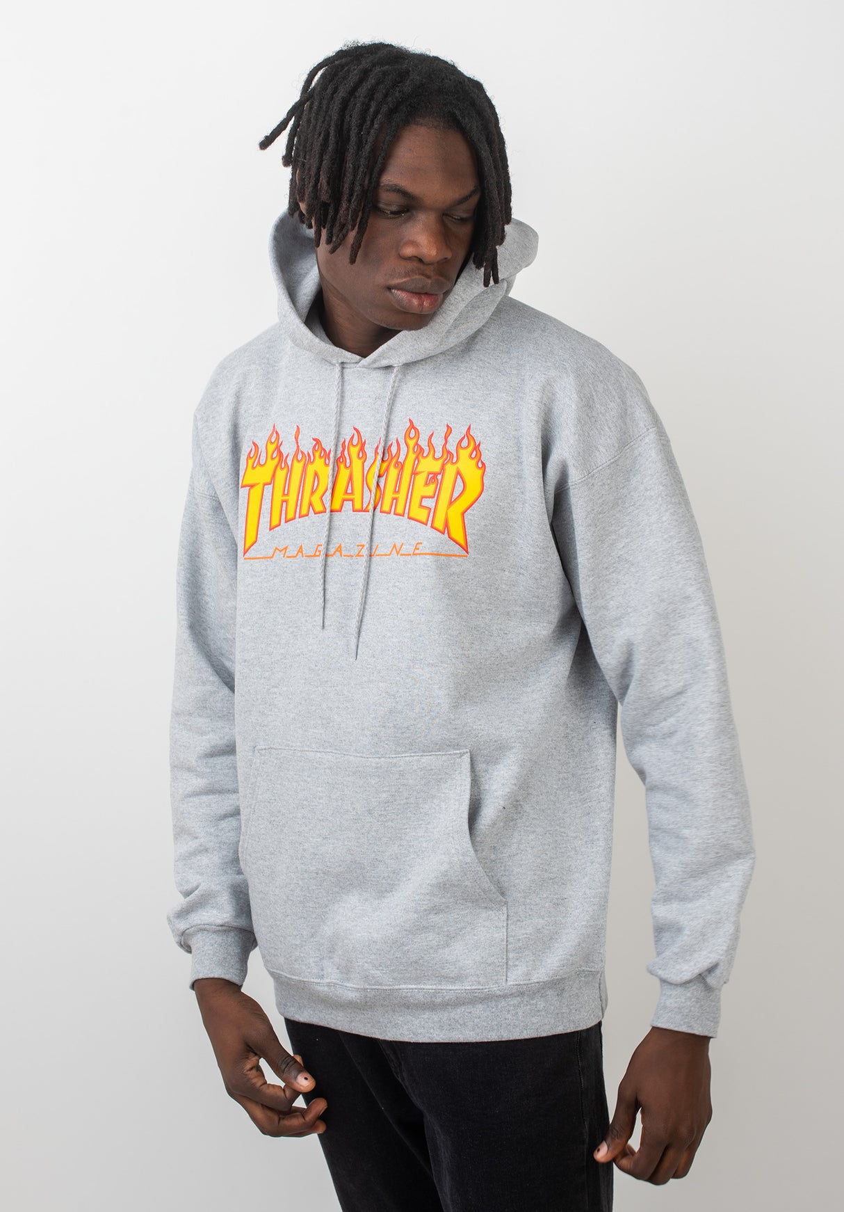 Flame Thrasher Hoodie in greymottled für Herren – TITUS