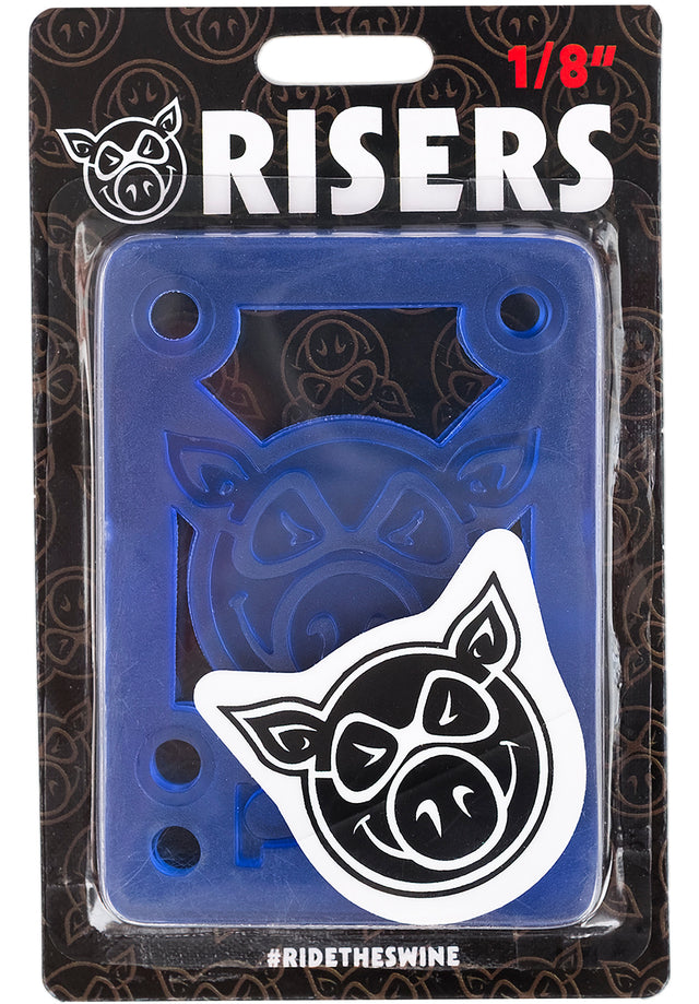 1/8"-Hard-Riser blue Vorderansicht