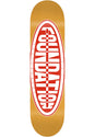 Oval orange-red Vorderansicht