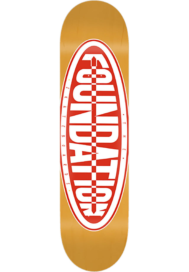 Oval orange-red Vorderansicht