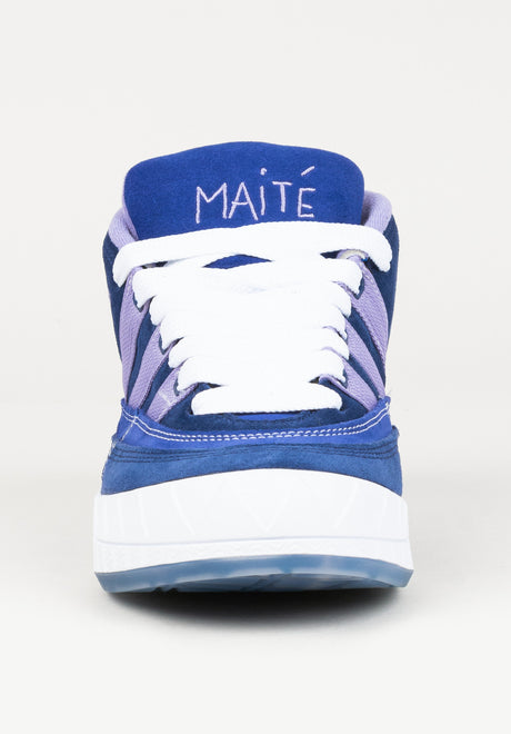 Adimatic Mid x Maitte victoryblue-magiclilac-darkblue Rückenansicht