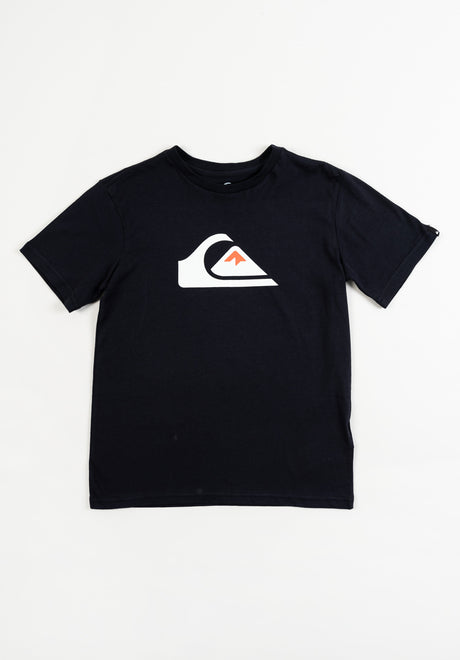 Comp Logo Ss Youth black Vorderansicht