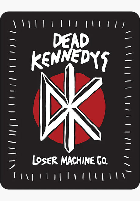 x Dead Kennedys DK Patch black Vorderansicht