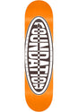 Oval orange-brown Vorderansicht