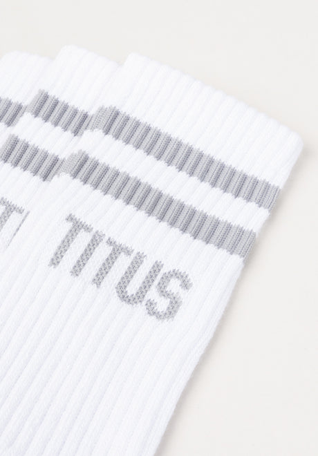 Socks 3 Pack white-grey Rückenansicht