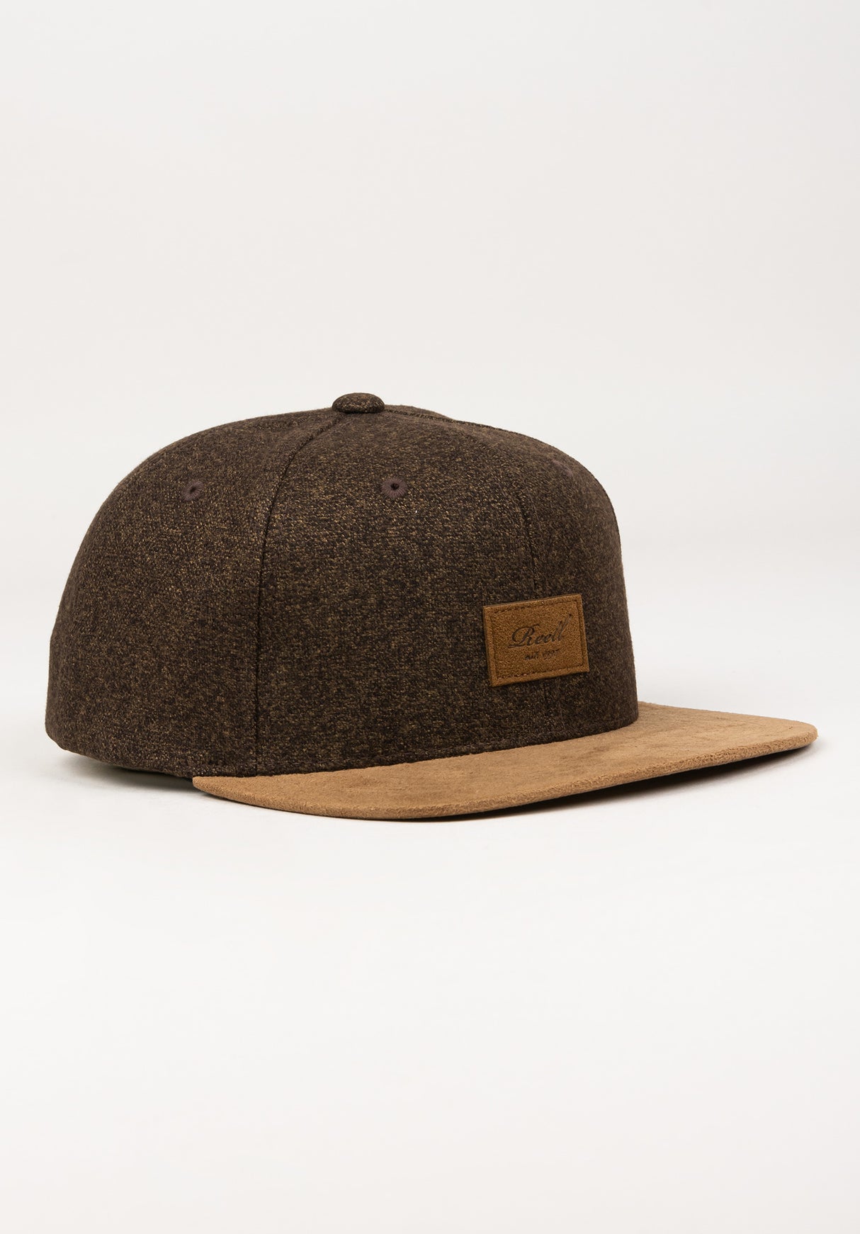 Suede 6-Panel heatherolive Vorderansicht