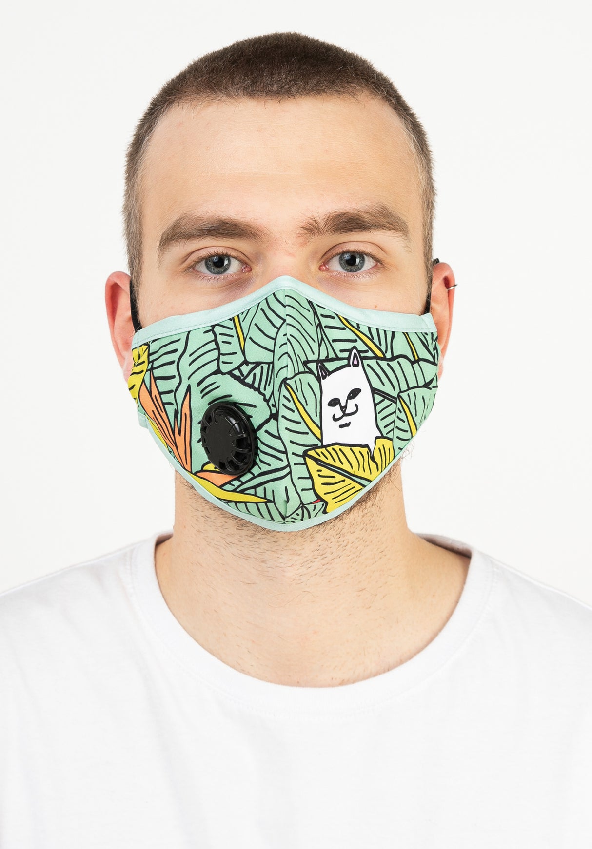 Nermal Leaf Ventilated Mask green Rückenansicht