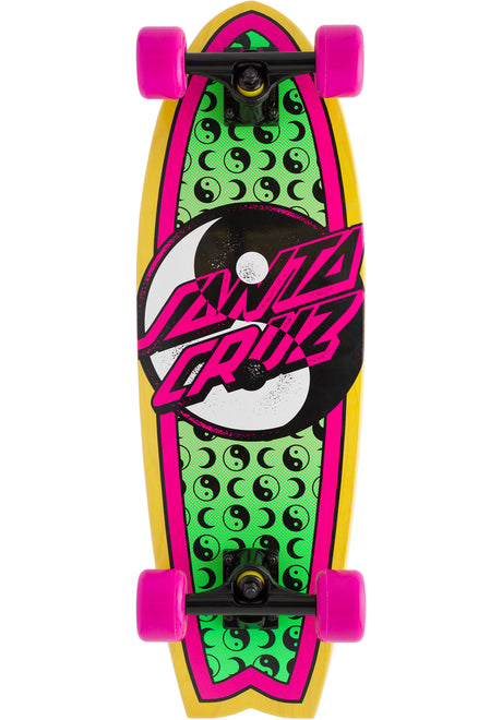 Yin Yang Dot Shark green-pink Vorderansicht