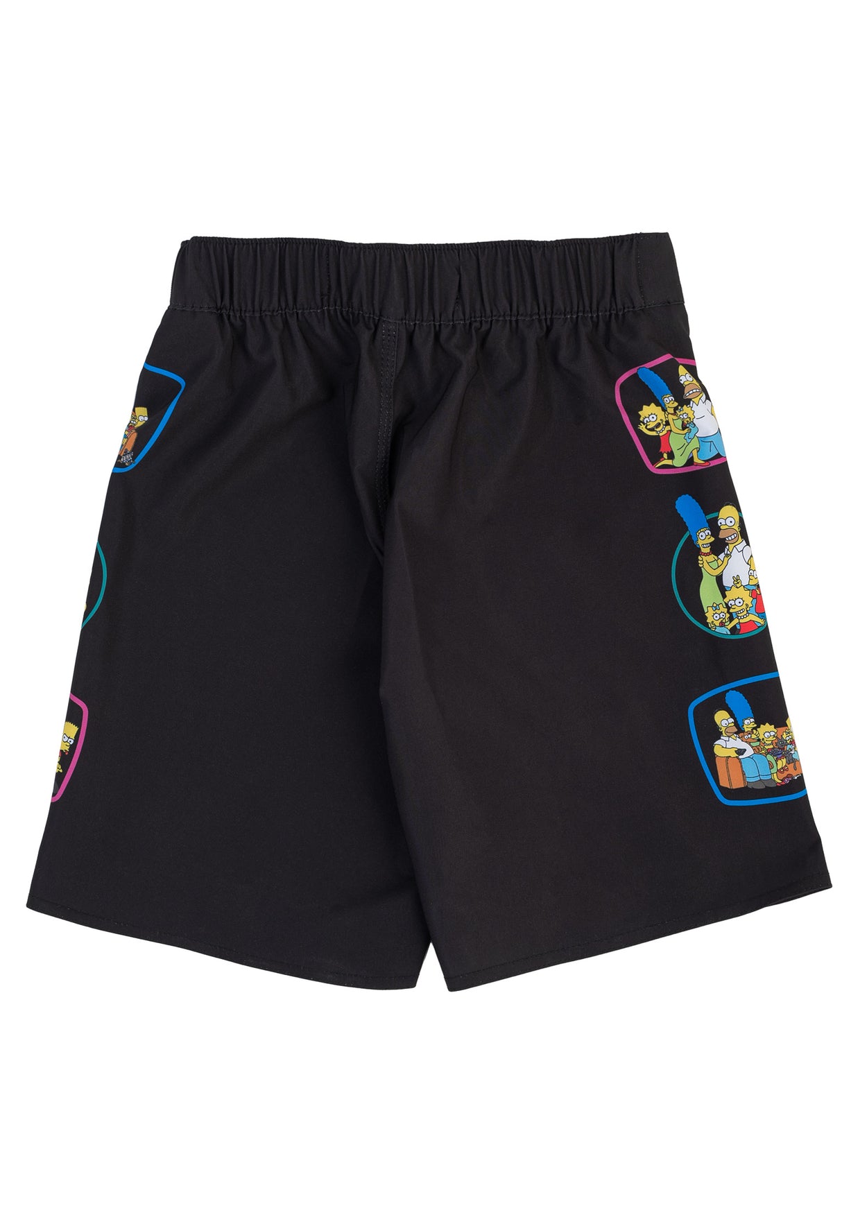x Simpsons Family D Bah Po Toddler Boardshorts black Rückenansicht