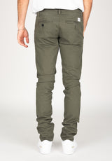 Flex Tapered Chino olive Close-Up1