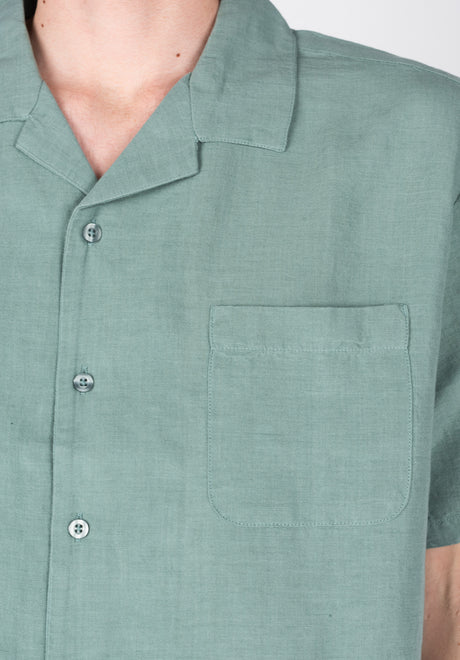 Bunker Linen Blend chinoisgreen Rückenansicht