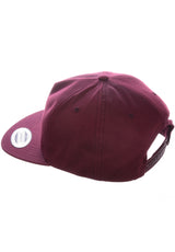 Unstructured Snapback maroon Close-Up1