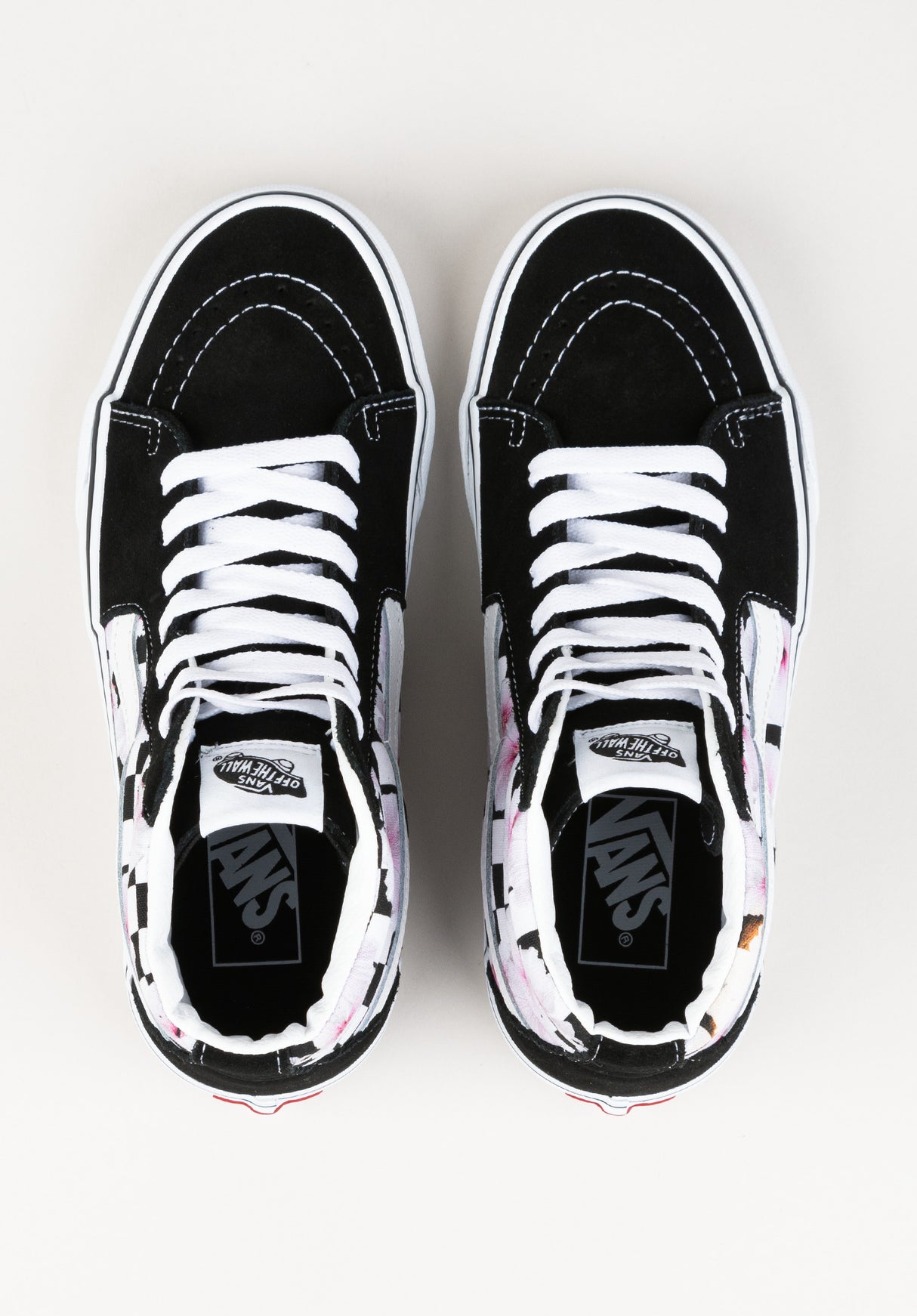 Sk8-Hi hibiscuscheckblack Close-Up2