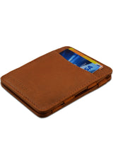 Magic Wallet RFID cognac Close-Up1