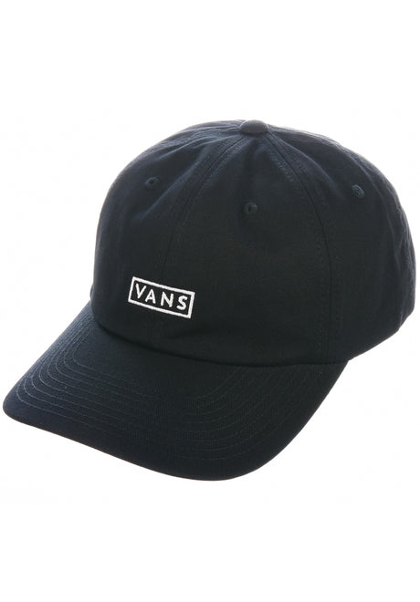 Curved Bill Jockey black Vorderansicht