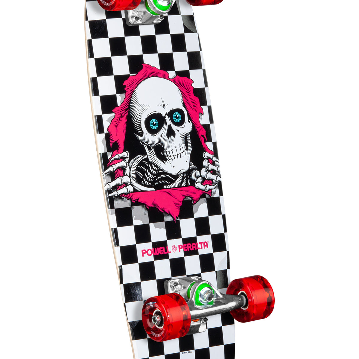 Sidewalk Surfer Checker Ripper Powell-Peralta Cruiser-Komplett in white ...