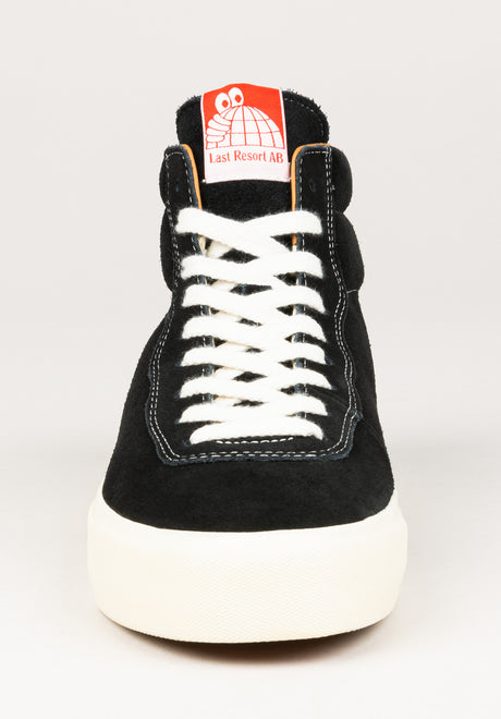 VM001 Suede Hi black-white Rückenansicht