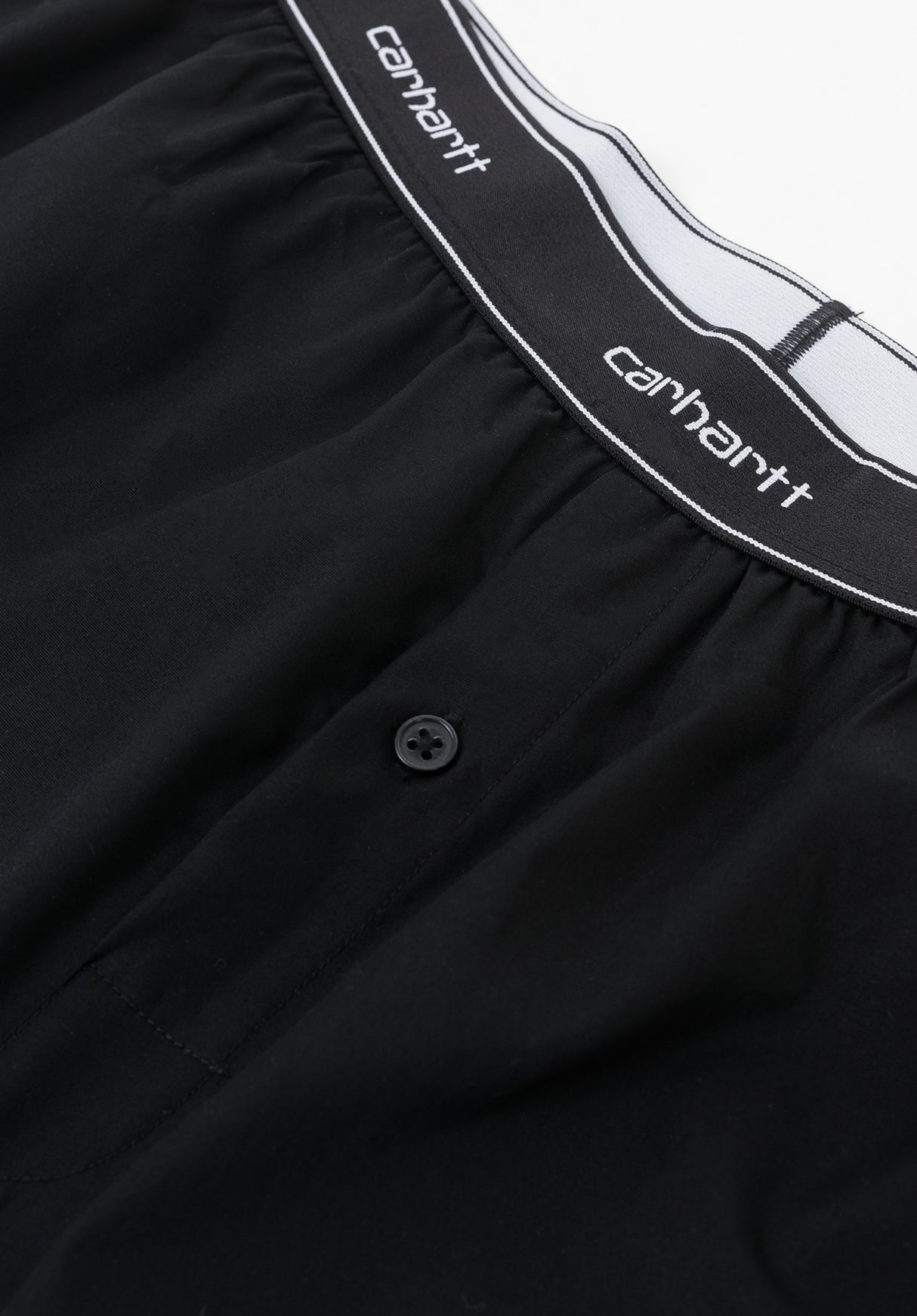 Cotton Script Boxer black Rückenansicht